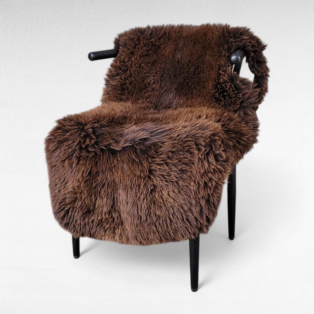 Brown Sheepskin Rug - Lofty 49" x 32"